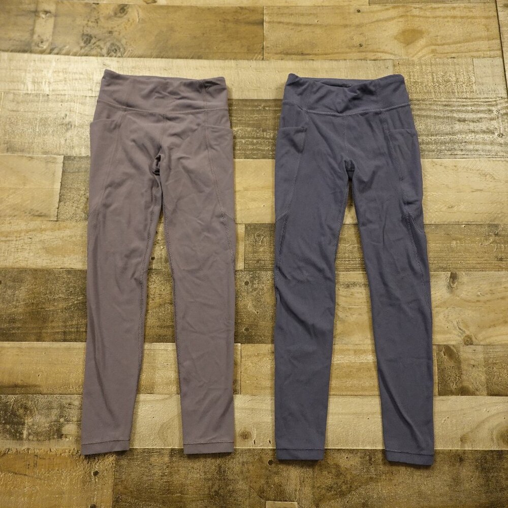 Athleta Girl high rise stash your treasures tight girls' medium 8-10‎ two pack